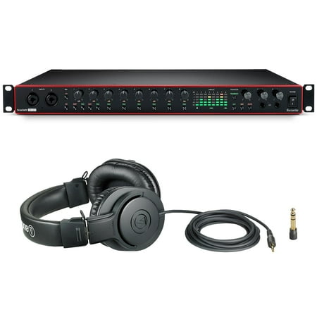 Focusrite Scarlett 18i20 3rd Gen w/ Audio-Technica ATH-M20x Headphones Bundle