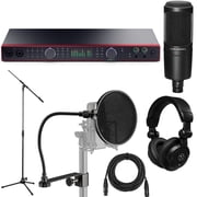 Focusrite Scarlett 18i20 USB Audio Interface, with Mic, Headphones Stand