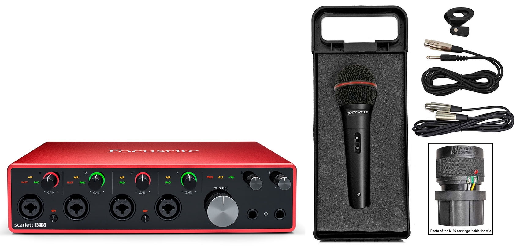 Focusrite Scarlett 18i8 3rd Gen 18-in, 8-out USB audio interface+