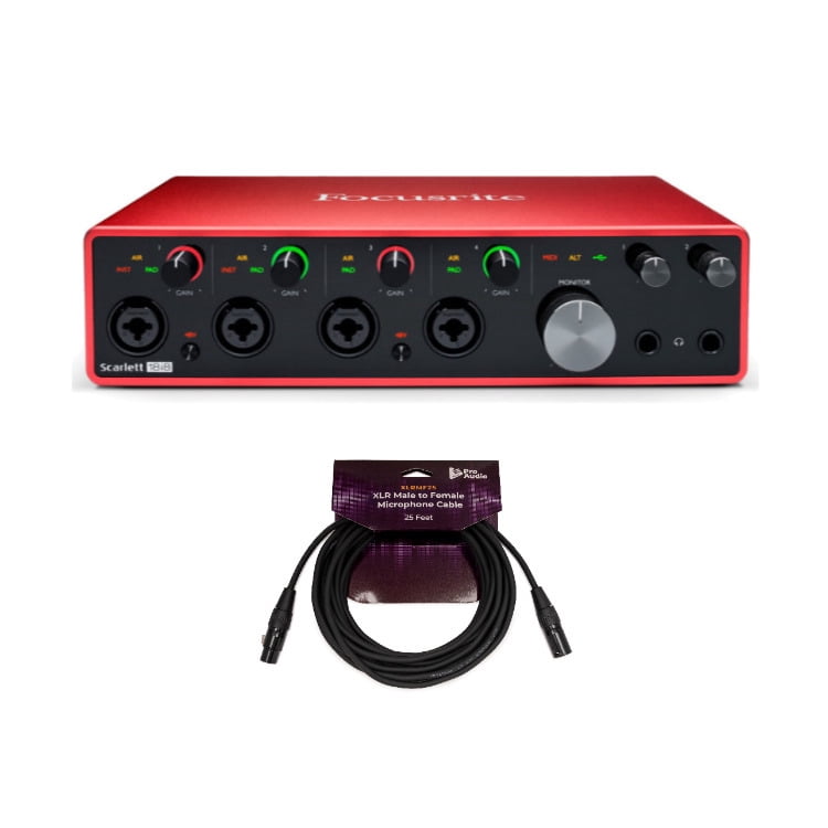 Focusrite Scarlett Studio Recording Music Interface 18i8 3rd Gen