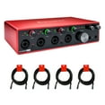 thumbnail image 1 of Focusrite Scarlett 18i8 USB Audio Interface  (3rd Gen) for Recording with 4x XLR-XLR Cable, 1 of 7