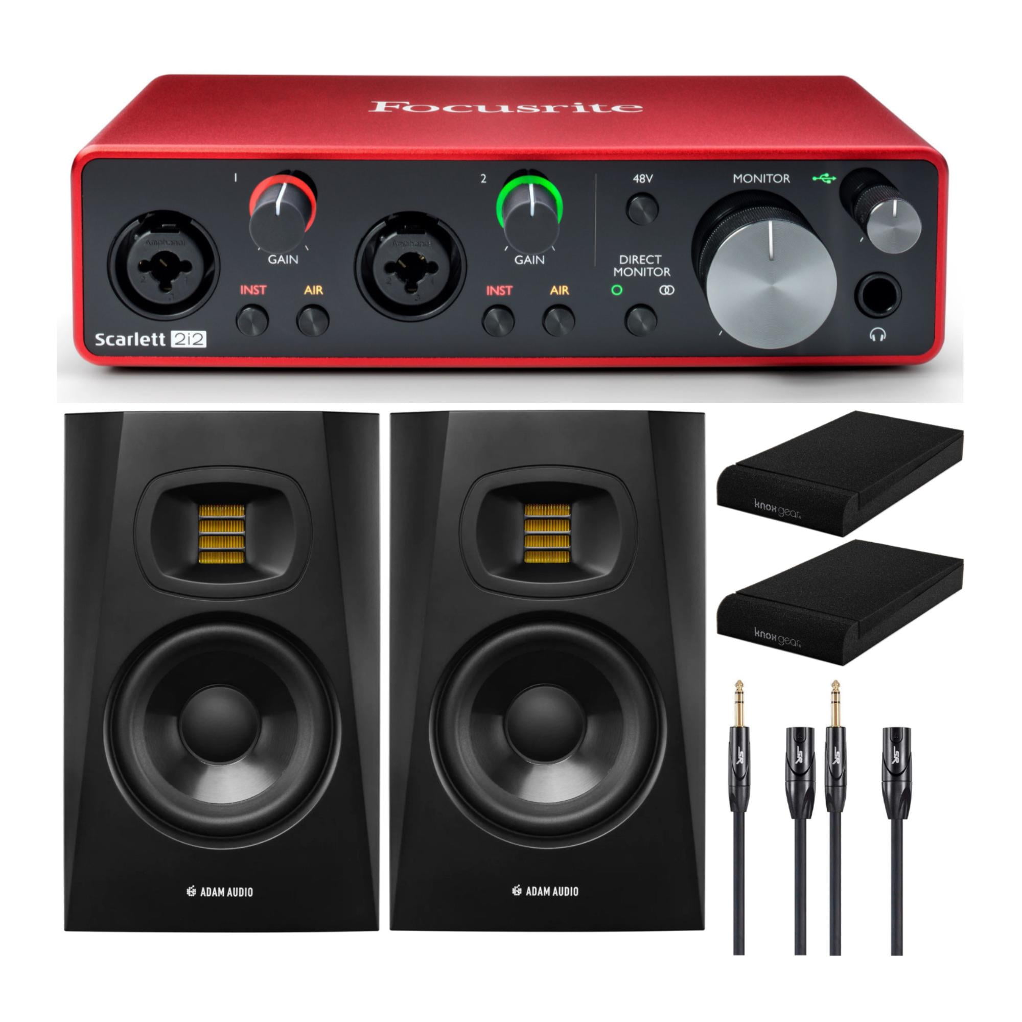 Focusrite Scarlett 2i2 3rd Gen 2x2 USB Audio Interface with