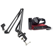 Focusrite Scarlett 2i2 Studio 4th Gen Recording Interface+Headphones+Mic+Boom