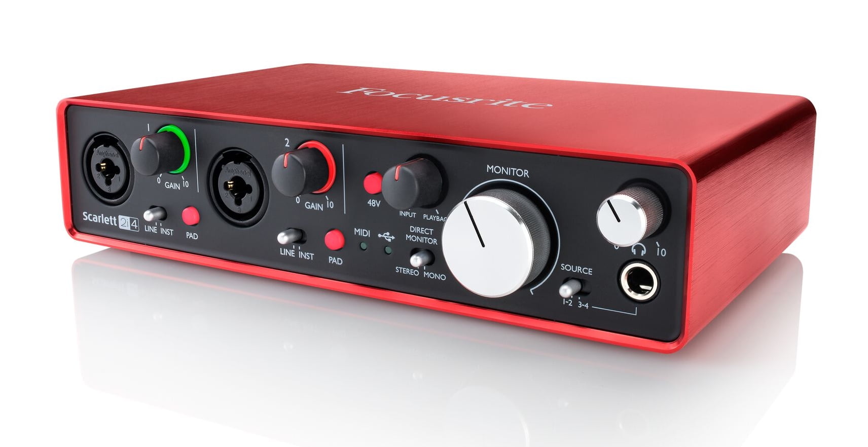 Focusrite Scarlett 2i4 (2nd Gen) - Audio interface - 24-bit - 192