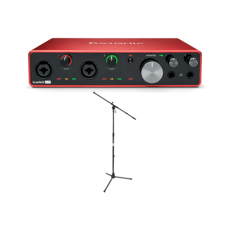 Focusrite Scarlett 8i6 3rd Gen 8x6 USB Audio Interface Bundle