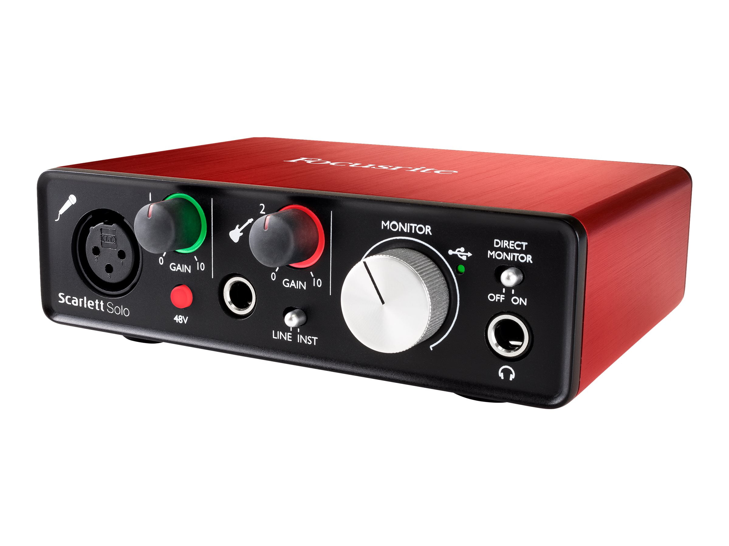 Focusrite SCARLETT SOLO 2x2 USB 2.0 Audio Interface w/ 1 Mic