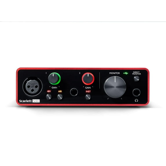 Focusrite Scarlett Solo 3rd Gen 2-in, 2-out USB Audio Interface