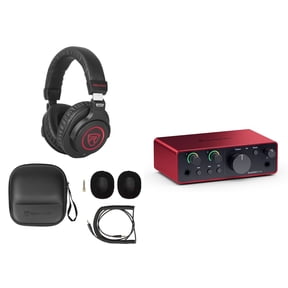 Focusrite Scarlett Solo 4th Gen Studio Recording USB Audio Interface+Headphones