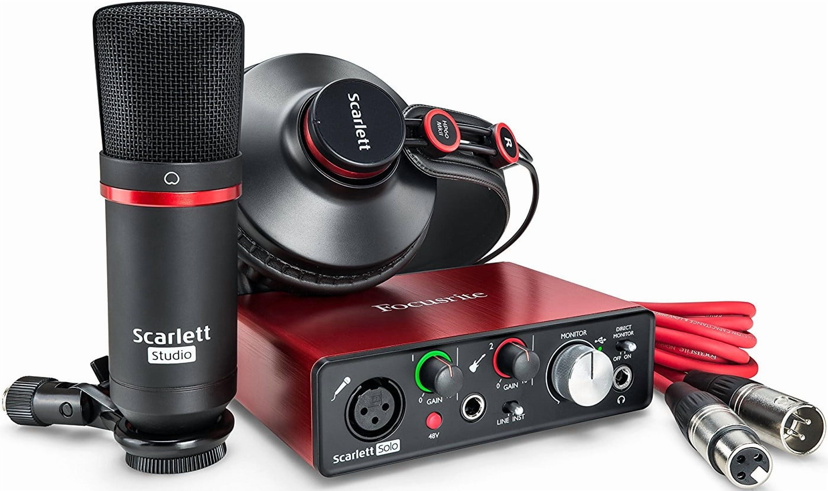 Focusrite Scarlett Solo Studio (2nd Gen) USB Audio Interface