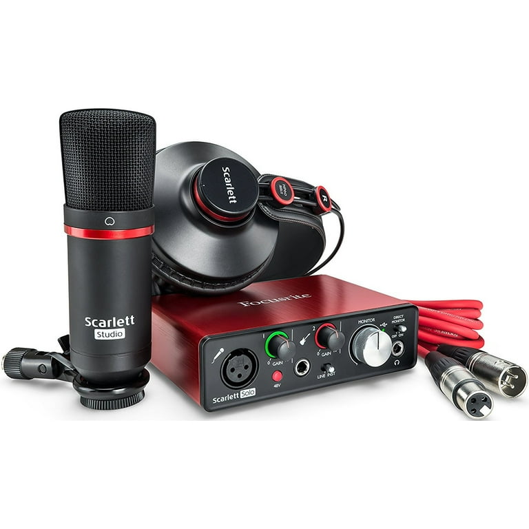 Focusrite Scarlett Solo Studio (2nd Gen) USB Audio Interface