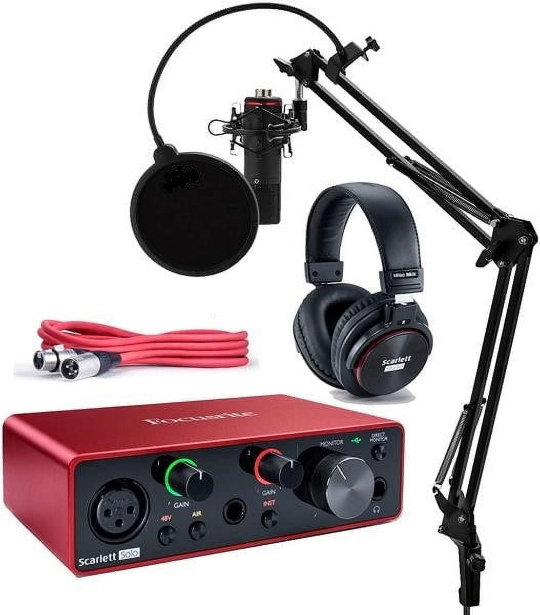 Focusrite Scarlett Solo Studio 3rd Gen USB Audio Interface and