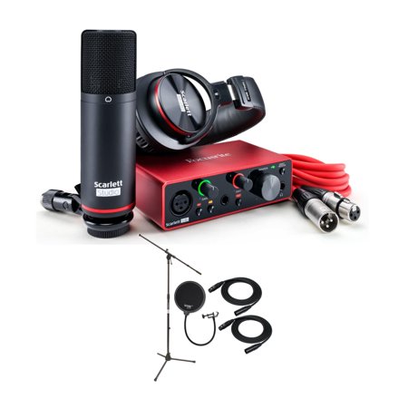 Focusrite Scarlett Solo Studio 3rd Gen USB Audio Interface and Recording Bundle