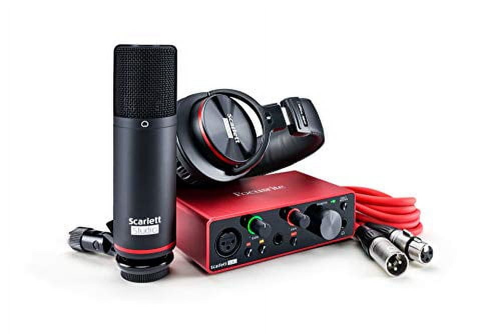 Focusrite Scarlett Solo Studio 3rd Gen - Home Recording with XLR