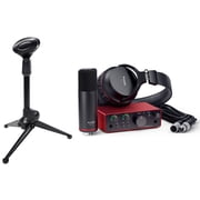 Focusrite Scarlett Solo Studio 4th Gen Recording Interface+Mic+Stand+Pop Filter