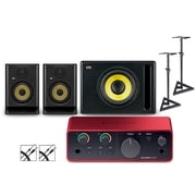Solo Gen4 with KRK ROKIT G5 Studio Monitor Pair & S10 Subwoofer Stands & Cables Included
