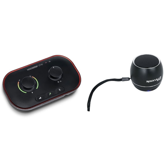 Focusrite Vocaster One USB-C Podcast Audio Recording Interface+Bluetooth Speaker