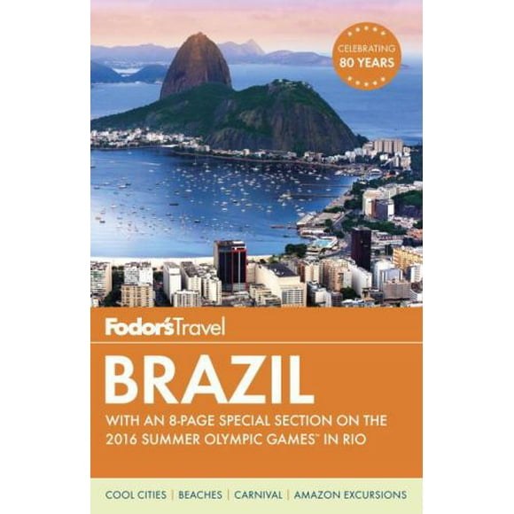 Pre-Owned Fodors Brazil Travel Guide, 7 Paperback Fodors Travel Guides