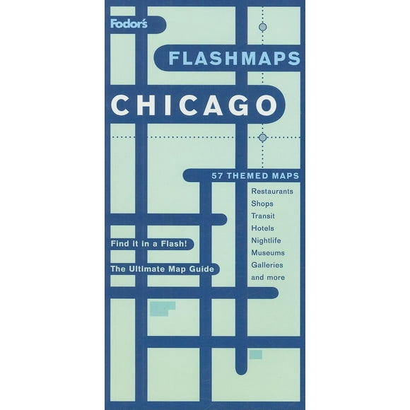 Pre-Owned Fodor's Flashmaps Chicago, 4th Edition (Paperback) 1400016304 9781400016303
