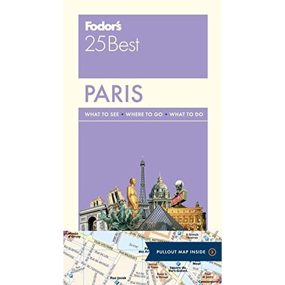 Pre-Owned Fodor's Paris 25 Best (Full-color Travel Guide)