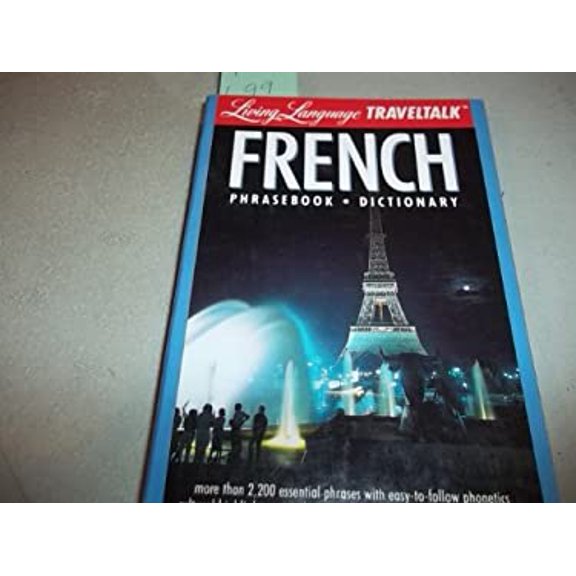 Pre-Owned Fodors Living Language French Phrasebook Paperback Crown
