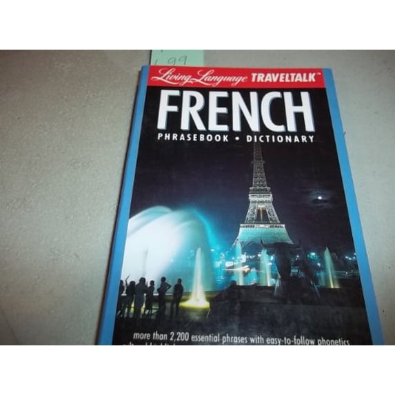 Pre-Owned Fodors Living Language French Phrasebook Paperback Crown