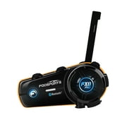 Fodsports FX8 Pro Motorcycle Helmet Intercom Bluetooth Headset with FM Radio for 8 Riders 1000m Wireless Communication System