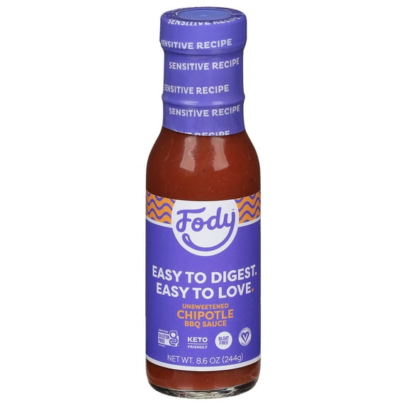 Fody Food Co Chipotle BBQ Sauce 8.6 oz (Pack Of 6)