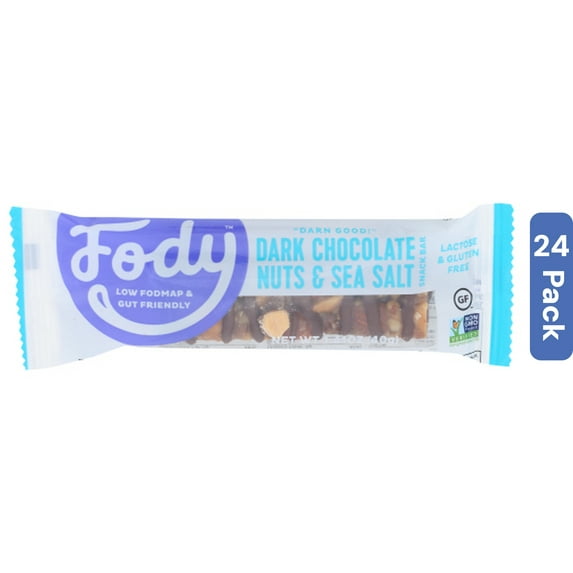 Fody Food Co Dark Chocolate Sea Salt Bar 1.41 oz (Pack Of 24)