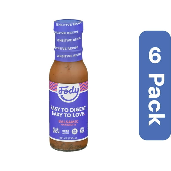 Fody Food Co Dressing Balsamic Vinaigrette 8 fl oz (Pack Of 6)