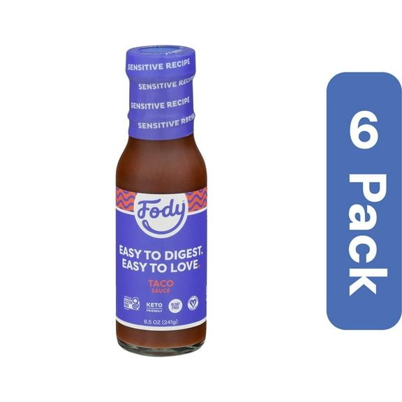 Fody Food Co Taco Sauce 8.5 oz (Pack Of 6)