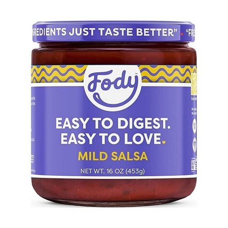Fody Foods Salsa Low Fodmap Mild 16 oz Pack of 4