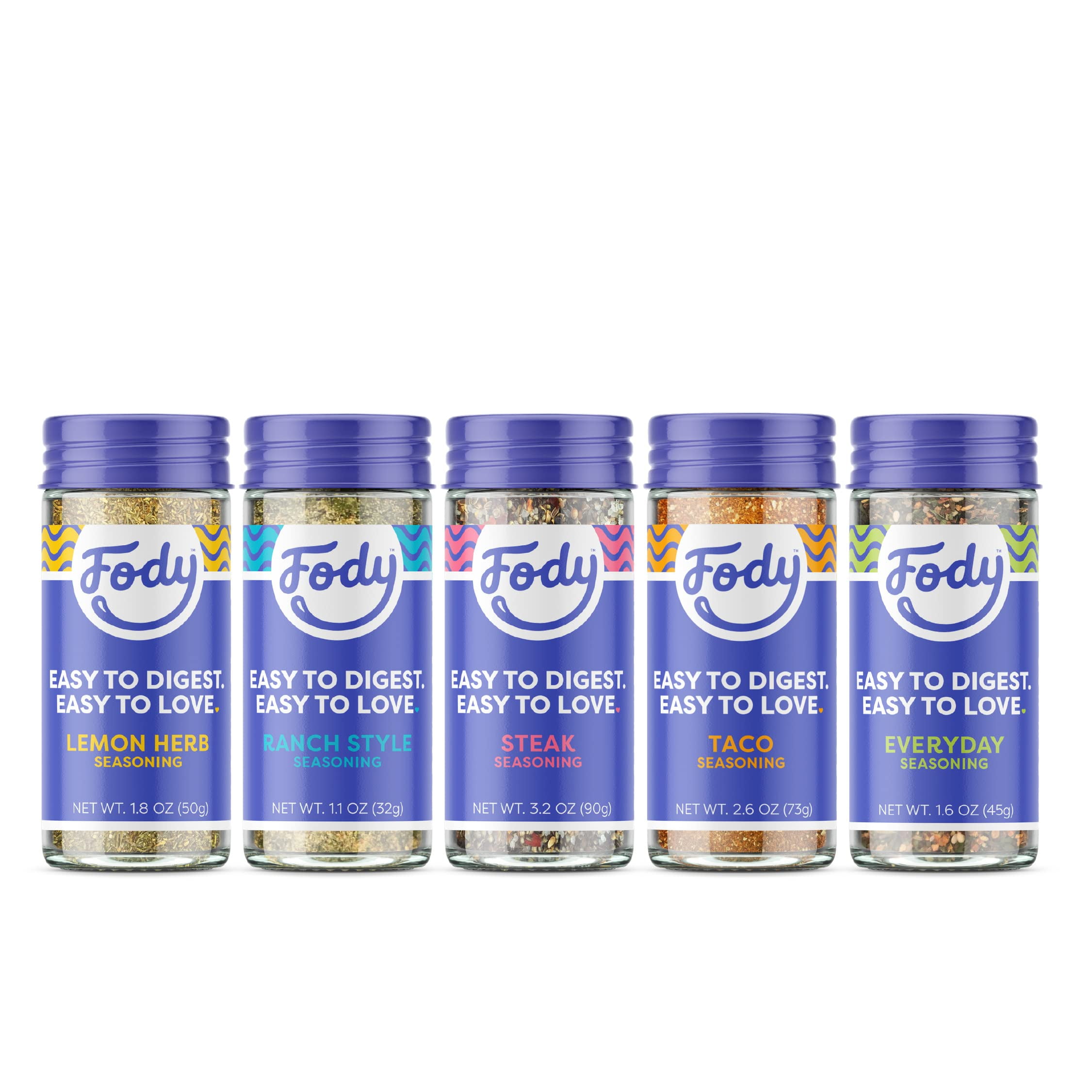 Fody Foods Seasoning Variety Pack Flavorful Seasoning Blend Low