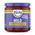 Fody Foods Vegan Mild Salsa, Chunky Tomato Jalapeno Salsa, Low Fodmap
