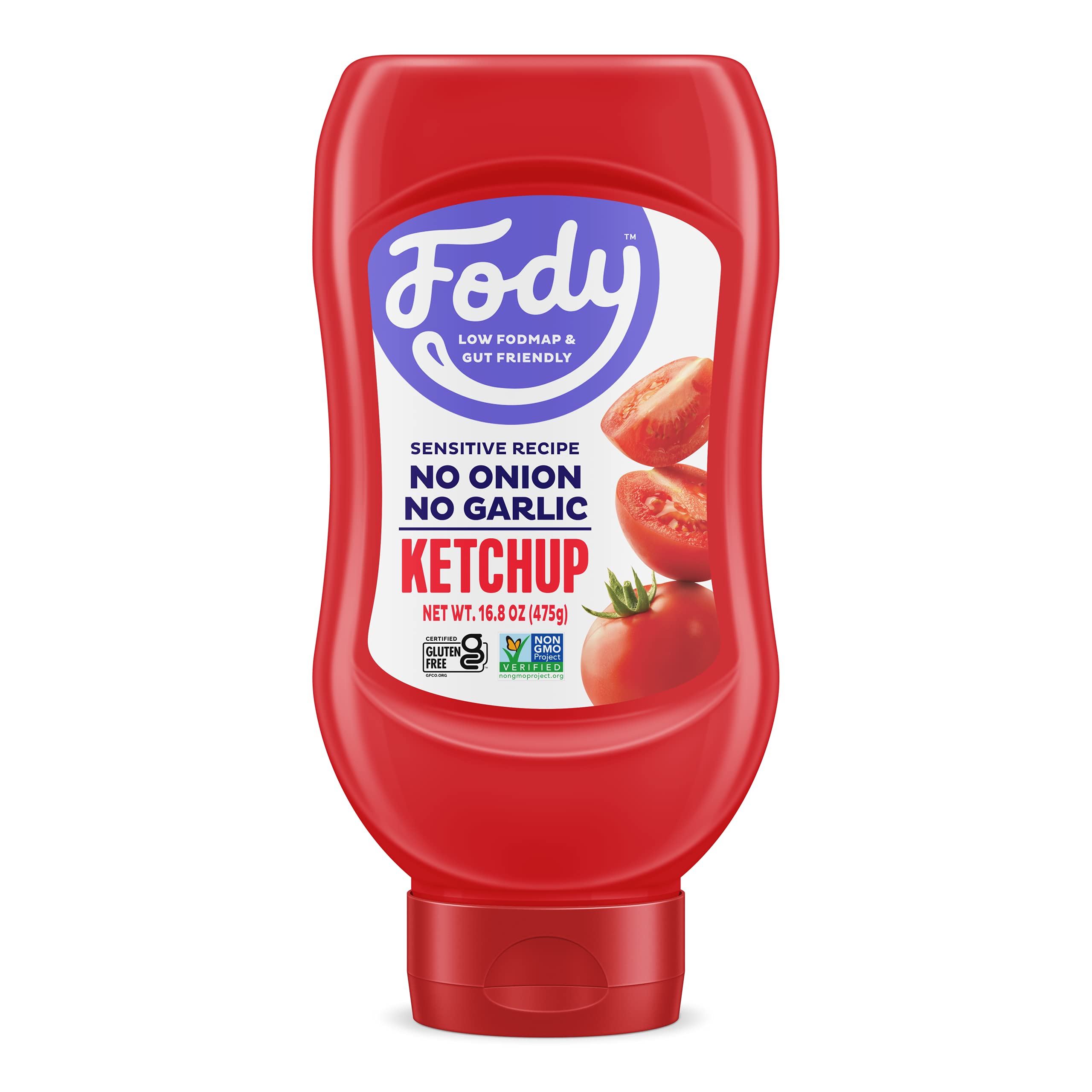 Fody Foods Vegan Tomato Ketchup Low Fodmap Certified Gut Friendly No Onion No Garlic Ibs