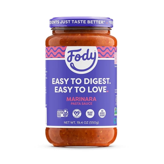 Fody, Premium Marinara Pasta Sauce, 19.4 oz