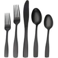 thumbnail image 1 of Foeses Matte Black Silverware Set, Satin Stainless Steel Cutlery Set, 5-Piece Cutlery Cutlery Set, Kitchen Utensils, Dishwasher Safe, 1 of 7