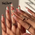 thumbnail image 1 of Fofosbeauty 24 pcs Almond Fake Nails Tips, Medium Press on French Nails, Dunhuang Color, 1 of 8