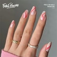 thumbnail image 1 of Fofosbeauty 24 pcs Almond Nails Designs 2023, Medium Press on Nails French Tip Nails, Pop Art Light Pinky Nude, 1 of 7