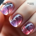 thumbnail image 1 of Fofosbeauty 24 pcs Press-on Acrylic False Nails, Nails Tips Designs 2023, Round Glazing Whitening, 1 of 7