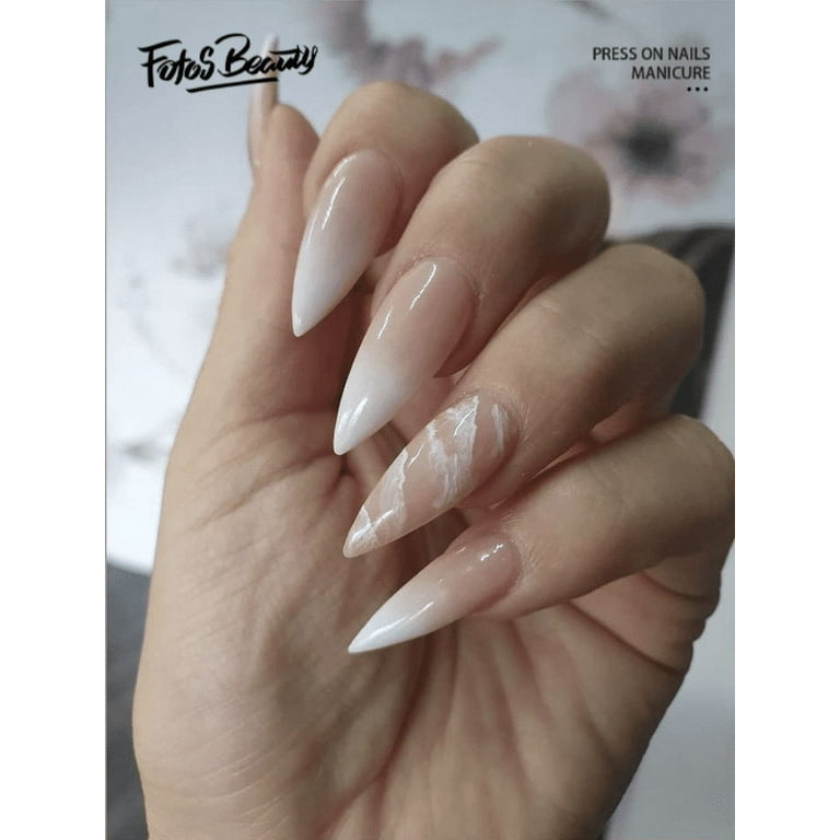 Pointy acrylic nails discount