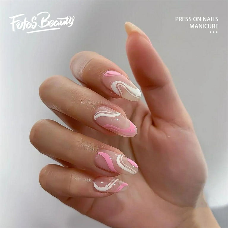 light pink nails