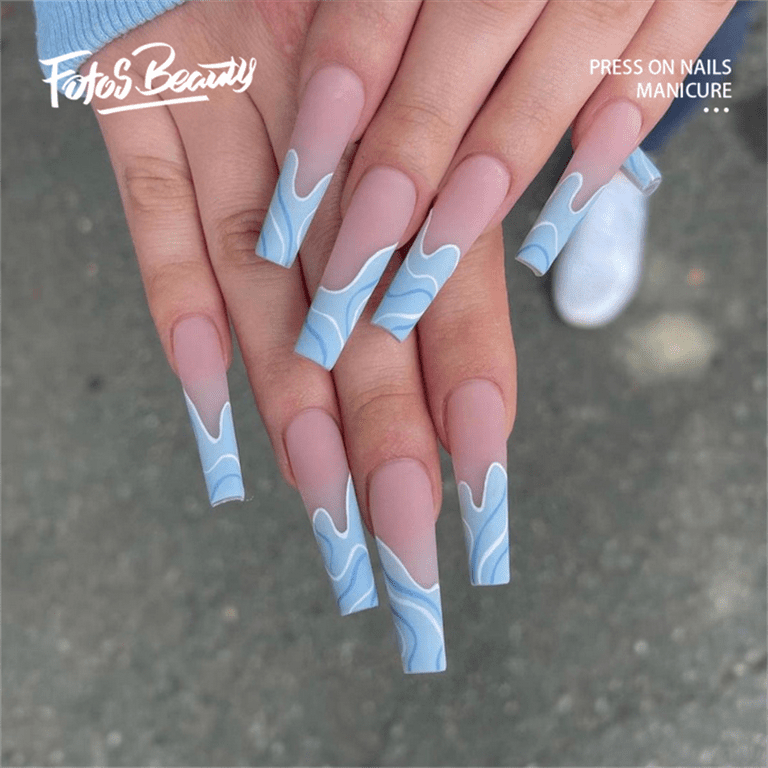 Coffin long nails deals