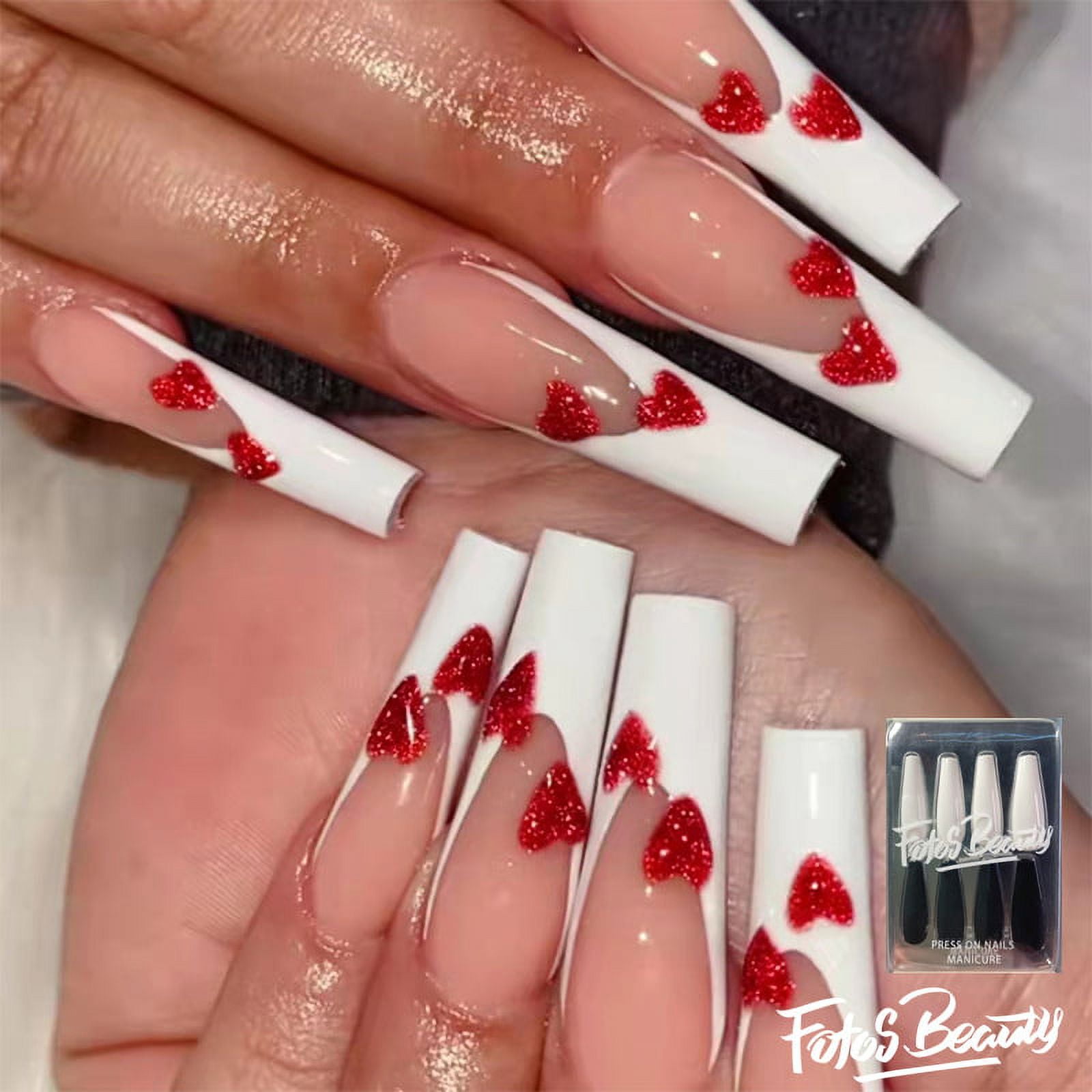 34 Coffin Baddie Red Acrylic Nails Ideas to Try in 2023
