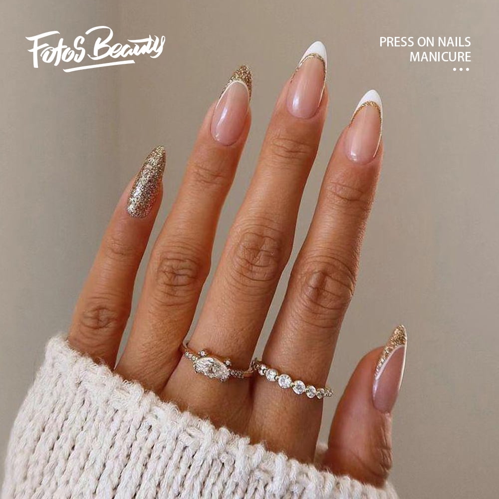 brown gold nail designs