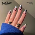 thumbnail image 1 of Fofosbeauty 24pcs Press on False Nails,Short Coffin Fake Nails, French Morandi Blue, 1 of 9