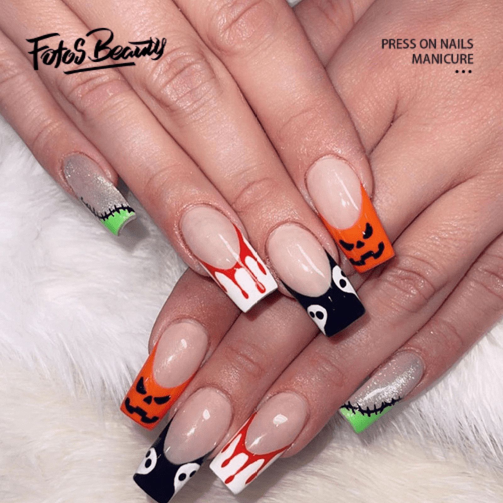 NICENEEDED 144 Stück Fake Nails Set – Künstliche Nägel Mit Kleber In 6 Farben (Matte Finish)