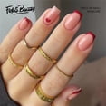 thumbnail image 1 of Fofosbeauty 24pcs Press on Nails, 2024 Fake Nails Square Tips Design, Ladies B&W French, 1 of 8