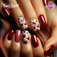 thumbnail image 1 of Fofosbeauty 24pcs Press on Nails, Valentine's Day Nails, Full Cover Acrylic Nails for Girls Women, Square Red Love Gorgeous, 1 of 9