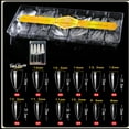 thumbnail image 1 of Fofosbeauty DIY 100pcs Press on False Nails Tips, Stiletto Fake Nails, 100pcs Clear Manicure Long Stiletto, 1 of 4