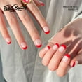 thumbnail image 1 of Fofosbeauty Short Square Fake Nails, Press-on, French Red, 1 of 7